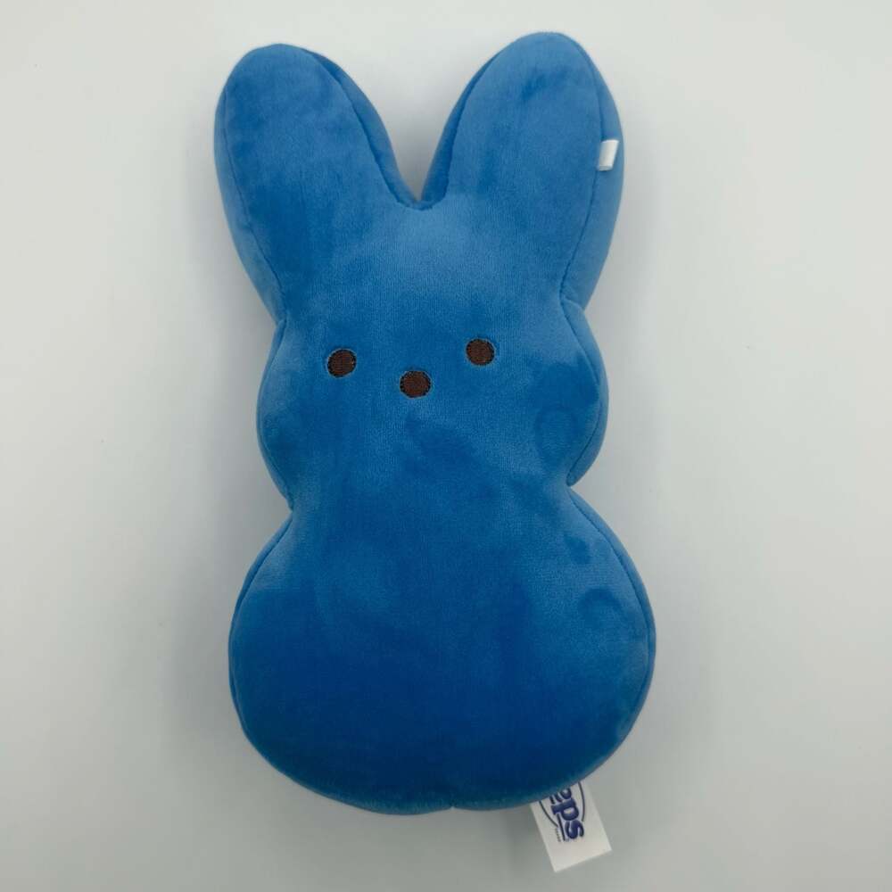 Peeps Blue Bunny Marshmallow Plush Stuffed Animal Toy